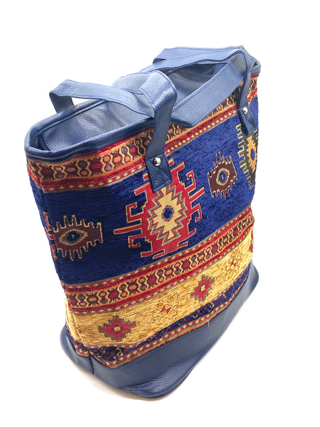 Turkish Kilim Tote Bag  U-1952