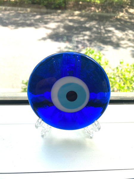 Blue Glass Evil Eye Without Hole #5418