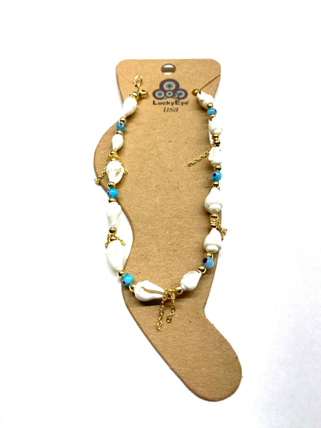 LuckyEye Gold Plated Anklet#2526