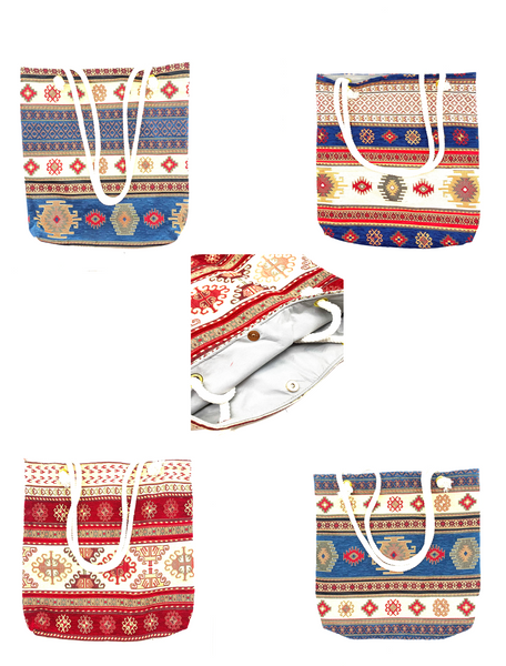 Turkish Kilim Beach Bag  U-1950