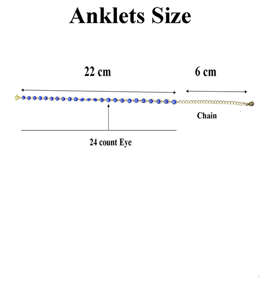 #2503 LuckyEye Gold Plated Anklet
