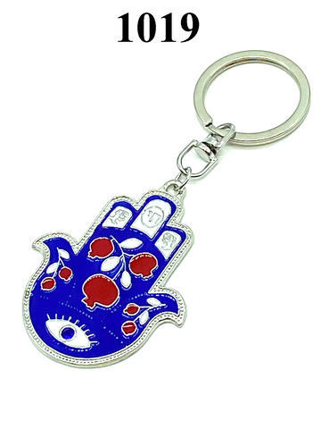 Evil Eye Hamsa Keychain Hand of Fatima #1019