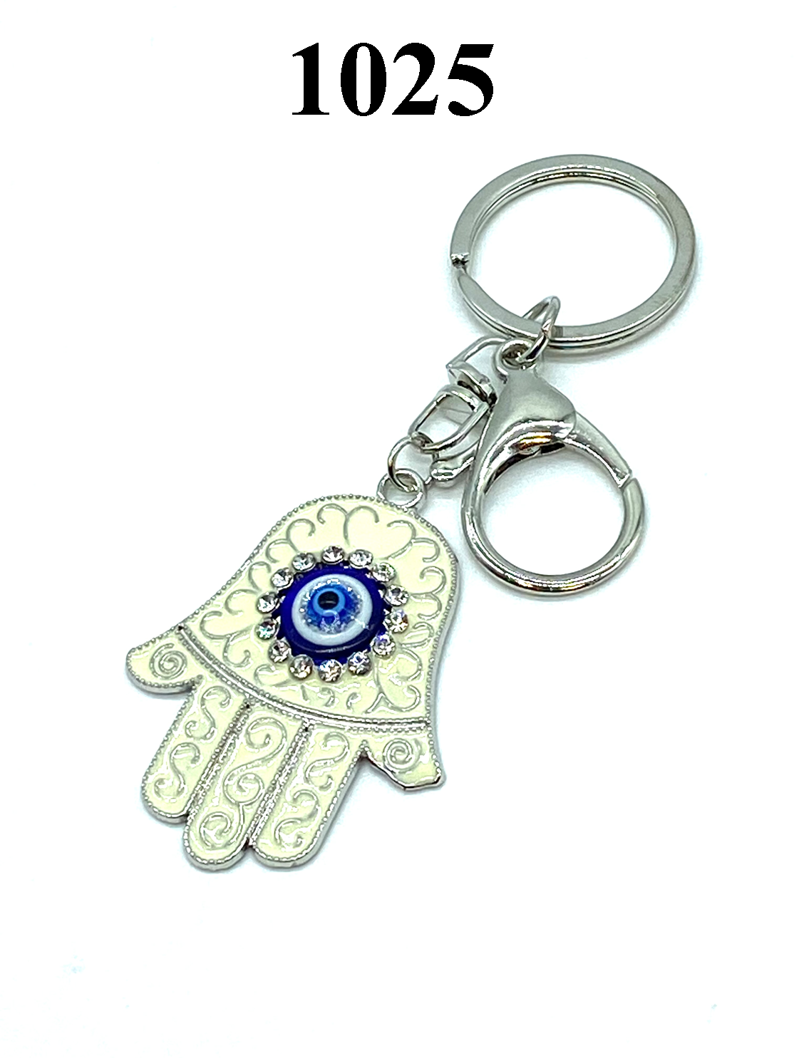 Evil Eye Hamsa Hand Key Chain #1025