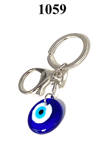 Classic small Evil Eye Keychain Talisman #1059