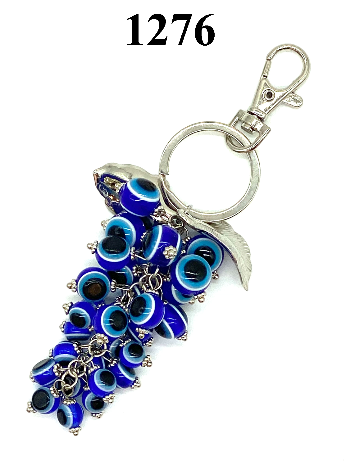 Evil Eye Glass Eye Bead Keychain   #1276