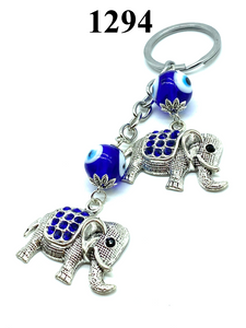 Evil Eye Elephant Key Chain  #1294