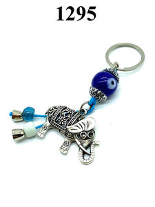 Evil Eye Elephant Key Chain  #1295