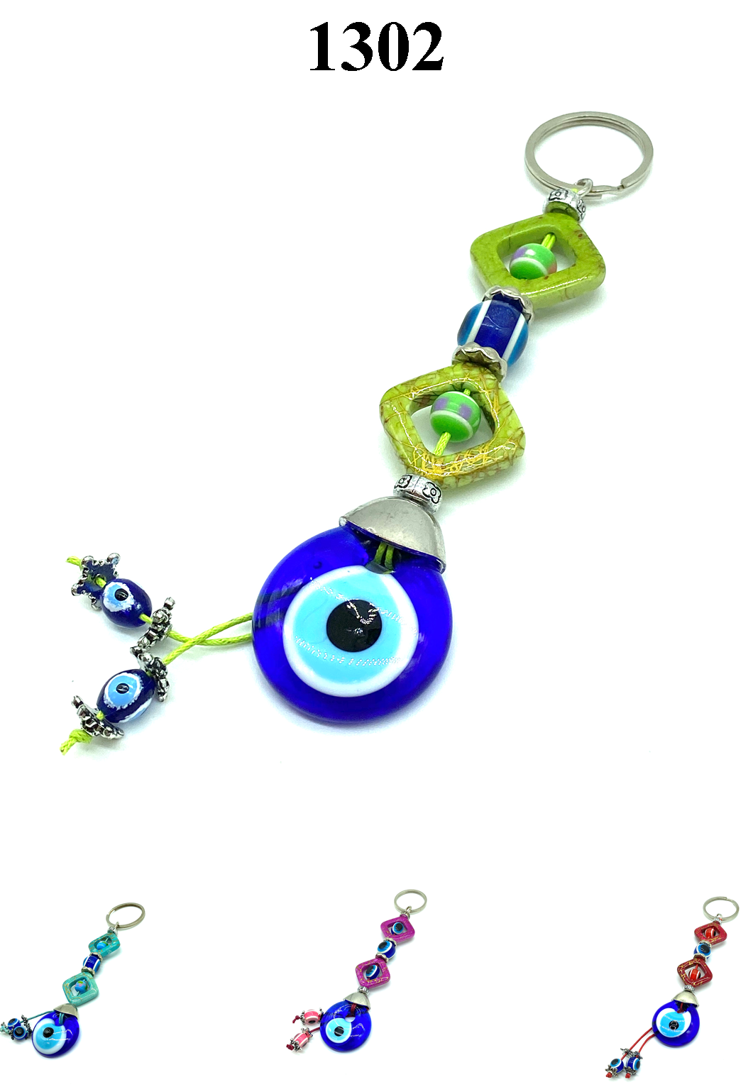 Turkish Lucky Eye Keychain  #1302