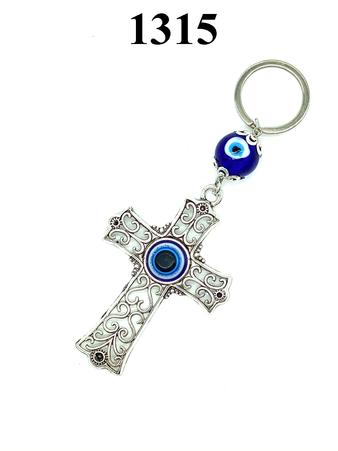 Lucky  Eye Cross Key Chain #1315