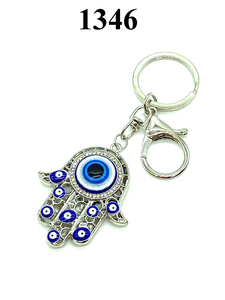Evil Eye Hamsa Hand Key Chain #1346
