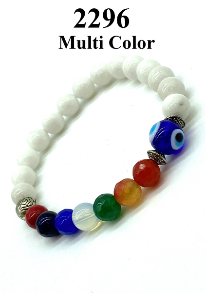 MultiColor Evil Eye Bracelet  #2296