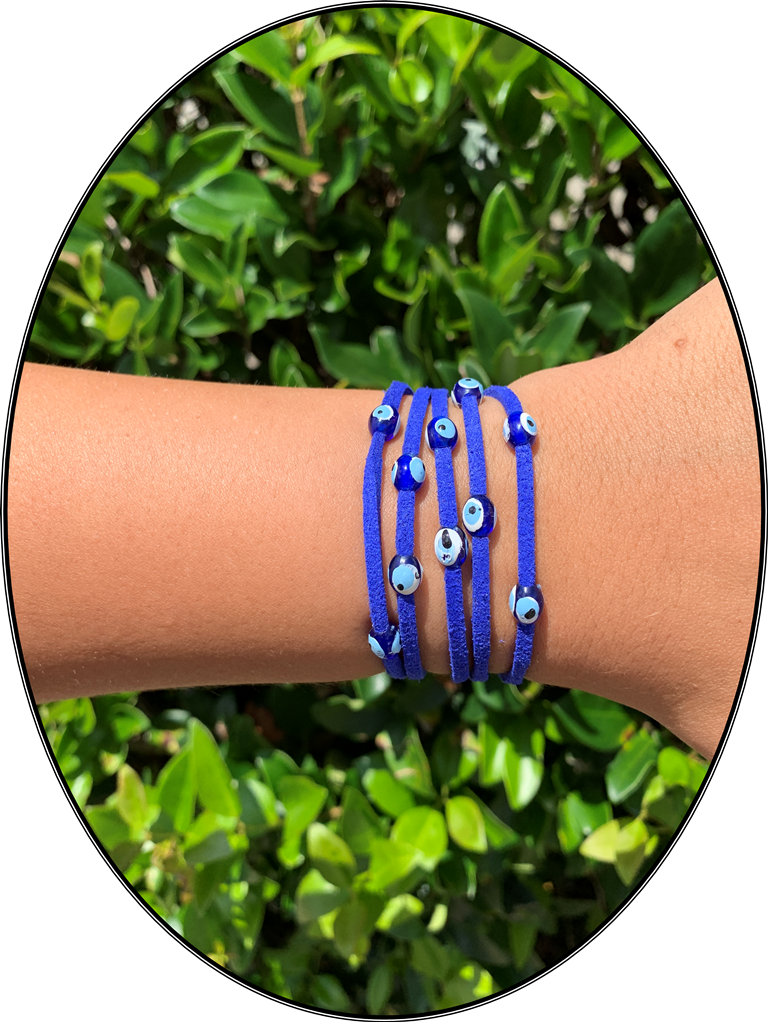 Evil eye discount wrap bracelet