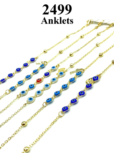 LuckyEye Gold Plated Anklet#2499