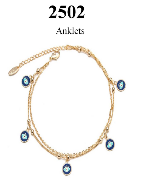 LuckyEye Gold Plated Anklet#2502