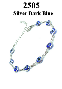 Evil Eye Gold and Silver Plated Bracelets #2505