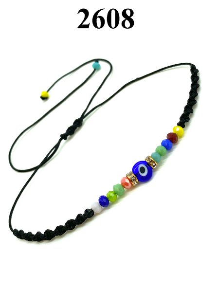 Evil Eye Small Beaded Bracelet #2608