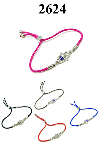 Classic Evil Eye Rope Bracelet #2624