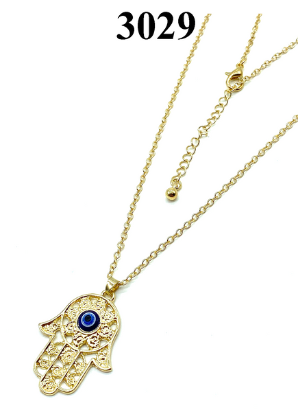 Lucky Eye Hamsa Necklaces #3029