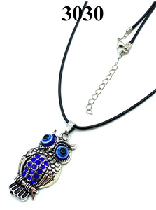 Owl Evil Eye Necklace #3030