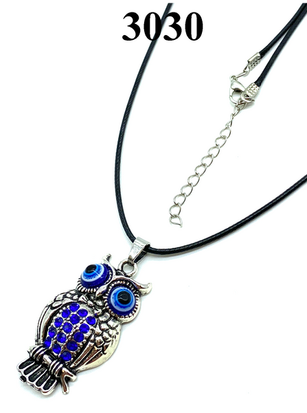 Owl Evil Eye Necklace #3030