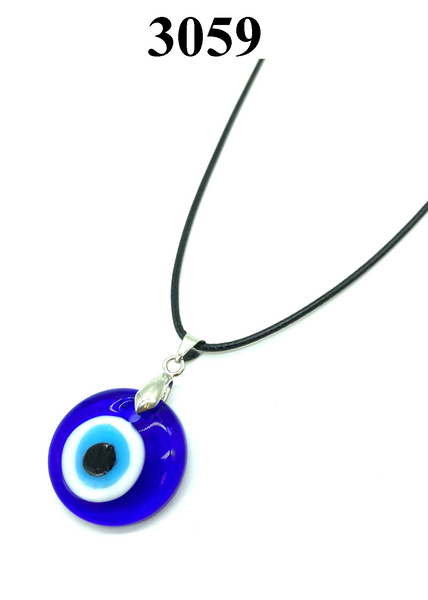Evil Eye traditional glass eye necklace #3059