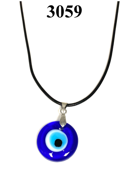 Evil Eye traditional glass eye necklace #3059