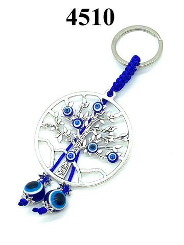 Evil Eye  Tree of Life Purse Accessory / Keychain  #4510