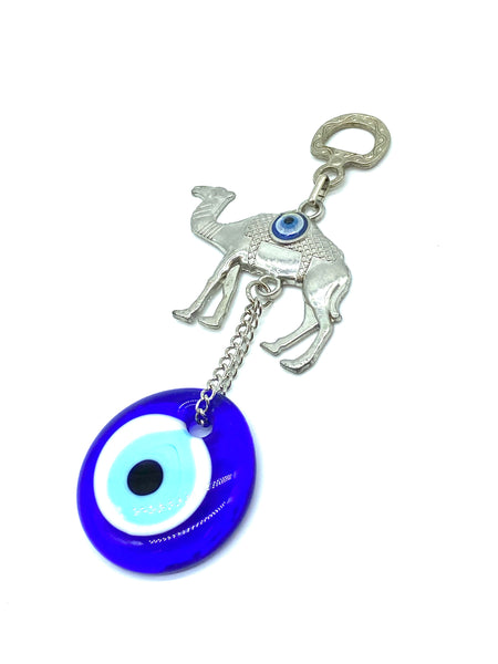 Camel with glass evil eye home decor #5042