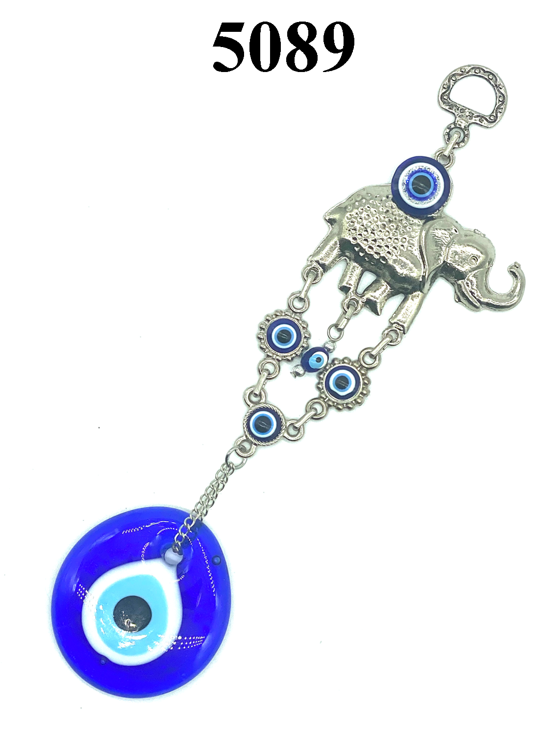 Evil Eye elephant with 5cm glass eye home accessory #5089