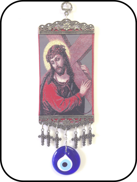 Religious Hanging Carpet & Lucky eye Home Accessory  #5322