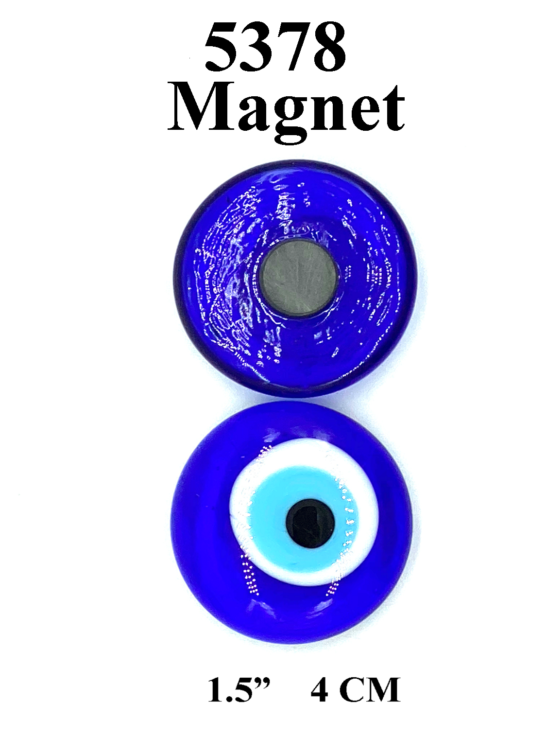 Glass Evil Eye Magnet #5378