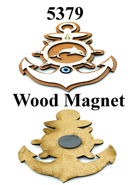 Evil Eye Wood   Magnet