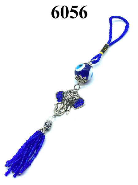 Evil Eye & Elephant Hanging Car Accessory #6056