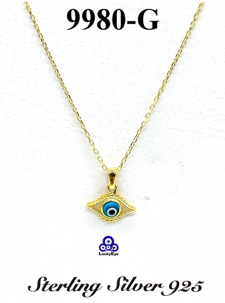 925 Evil Eye Sterling Silver Necklace #9980