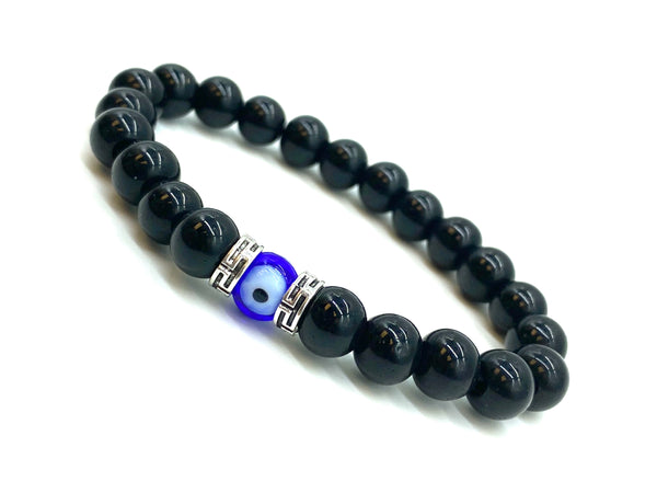 Black onyx Evil Eye Bracelet #2291