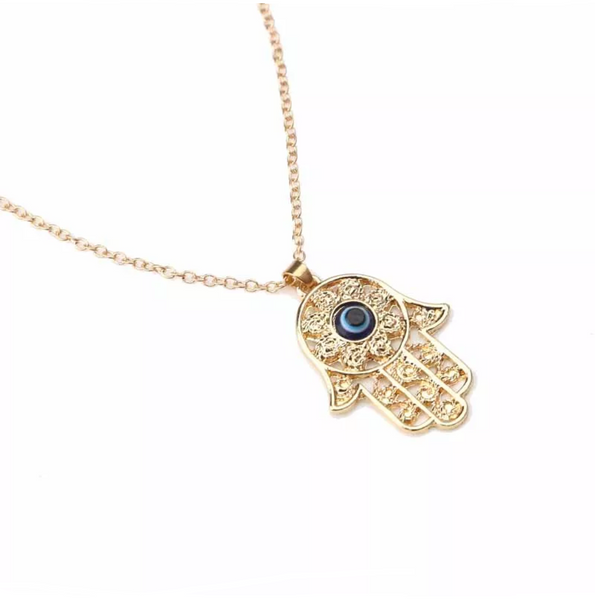 Lucky Eye Hamsa Necklaces #3029