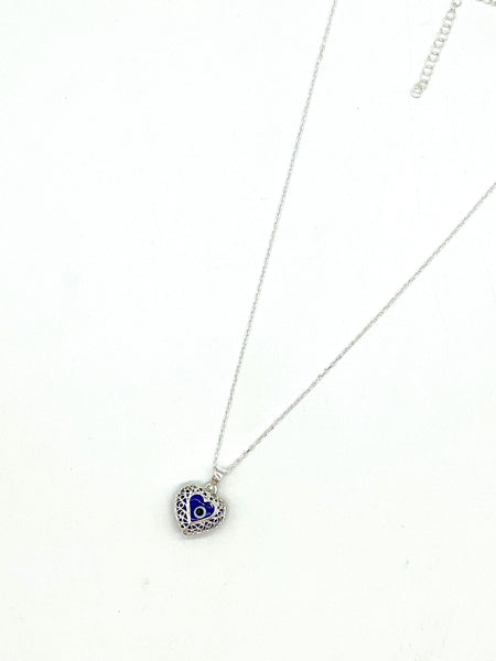 925 Evil Eye Sterling Silver Necklace #9510