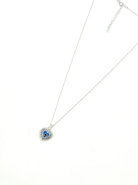 925 Evil Eye Sterling Silver Necklace #9510