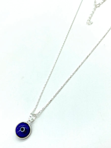 925 Evil Eye Sterling Silver Necklace #9534