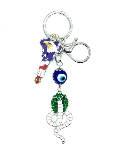 Lucky Eye Cobra KeyChain  #1341