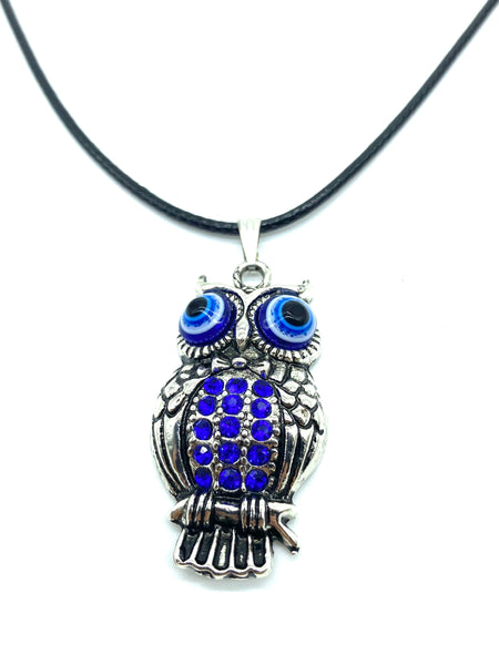 Owl Evil Eye Necklace #3030