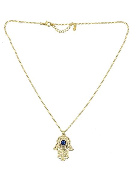 Lucky Eye Hamsa Necklaces #3029