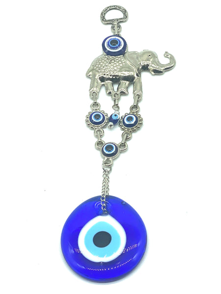 Evil Eye elephant with 5cm glass eye home accessory #5089