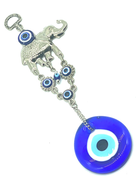 Evil Eye elephant with 5cm glass eye home accessory #5089