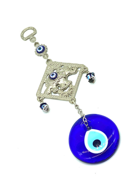 Evil Eye elephant and glass eye home accessory #5090
