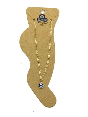 LuckyEye Gold Plated Anklet#2420