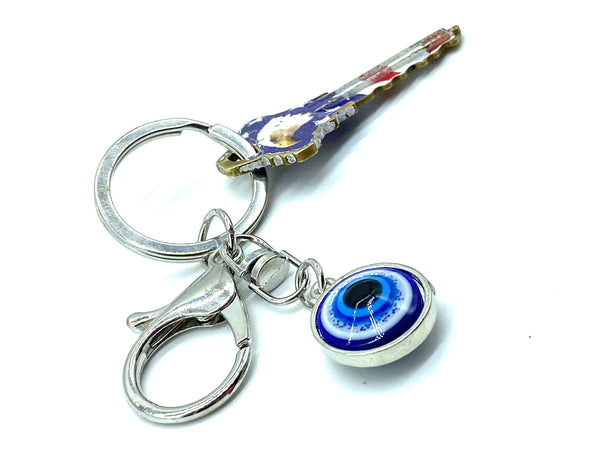 Evil Eye Good Luck Charm Keychain #1021