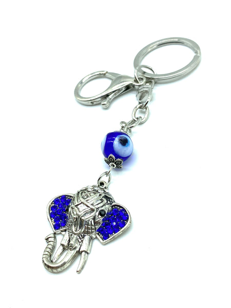 Evil Eye Elephant Key chain #1028