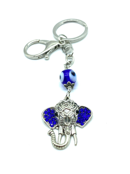 Evil Eye Elephant Key chain #1028