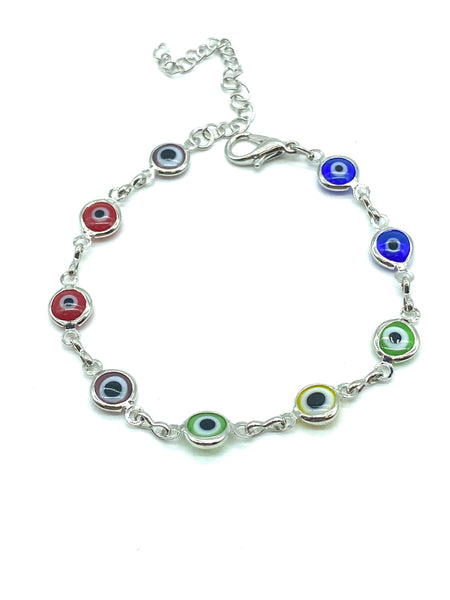 Evil Eye Gold and Silver Plated Bracelets #2505